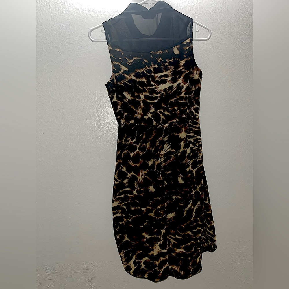 Cheetah print dress